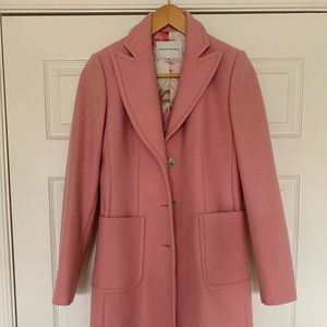Pink Banana Republic wool coat